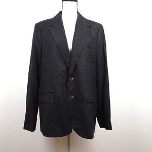 Polo Ralph Lauren Two Button Blazer Women's Size 16 Gray Professional Wool Blend
